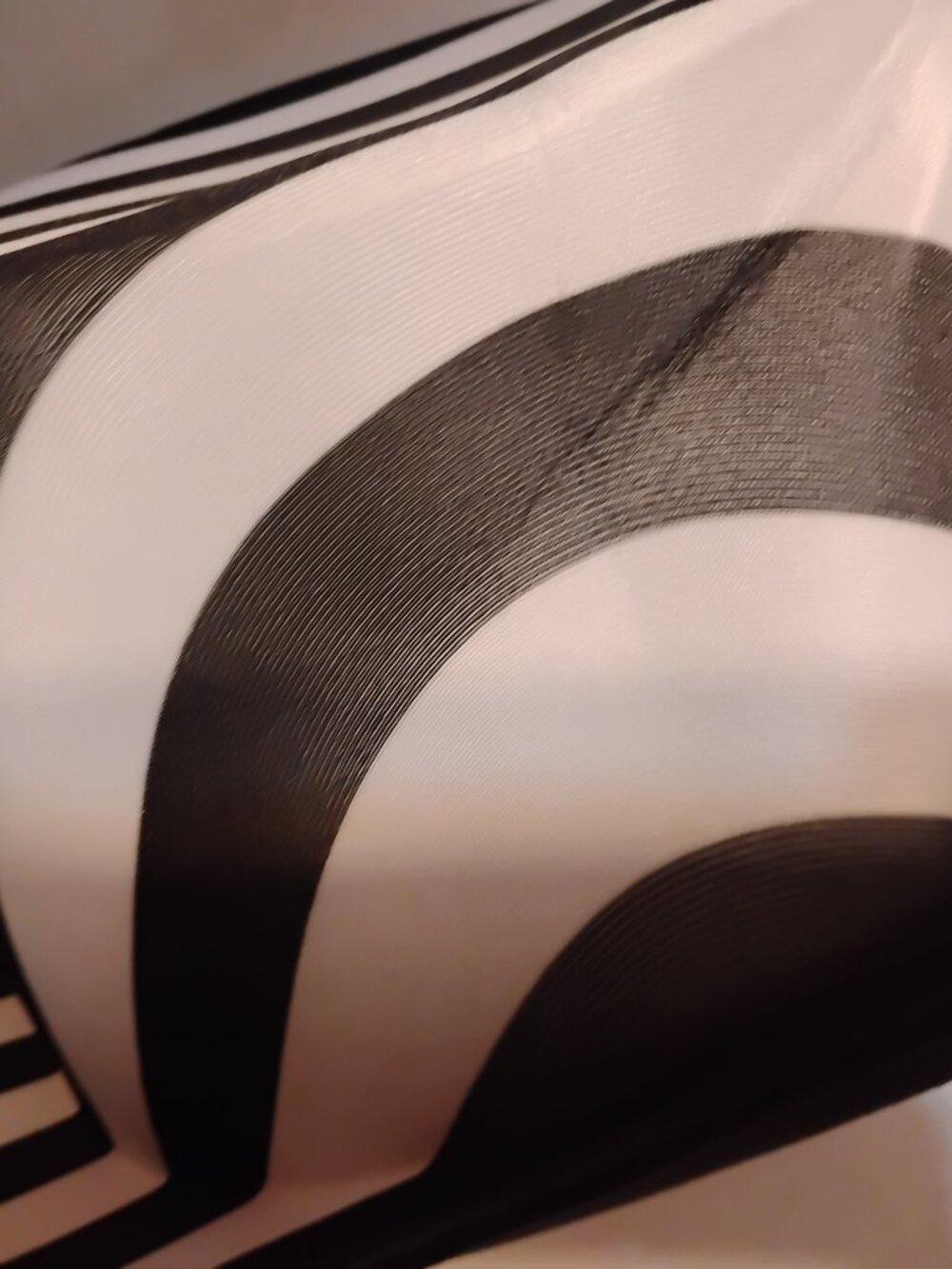 Black and White Stripe Top Hat - Picture 3 of 8